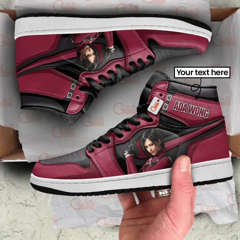 Ada Wong High-Top Sneakers Custom Games Collection Personalized