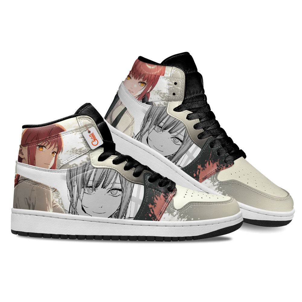 Makima Custom High-Top Sneakers Mixed Manga Style