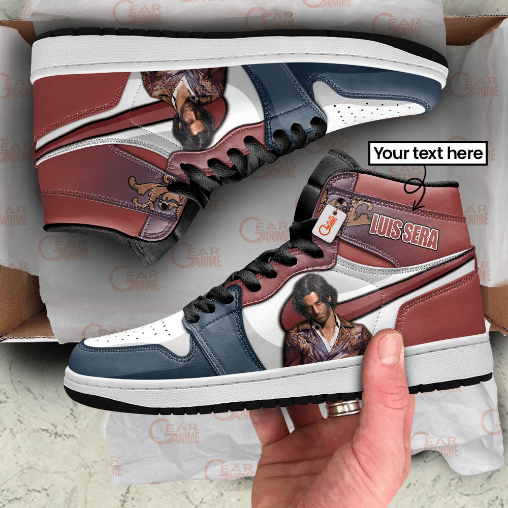 Luis Sera High-Top Sneakers Custom Games Collection Personalized