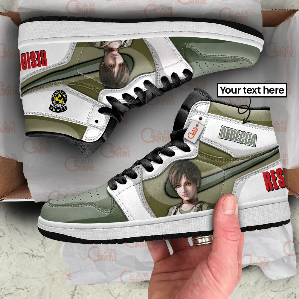 Rebecca Chambers High-Top Sneakers Custom Games Collection Personalized