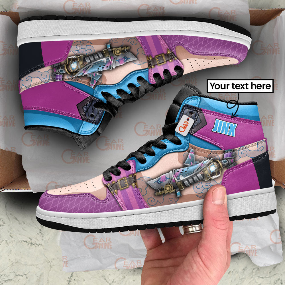 Jinx High-Top Sneakers Custom Loose Cannon Custom Name