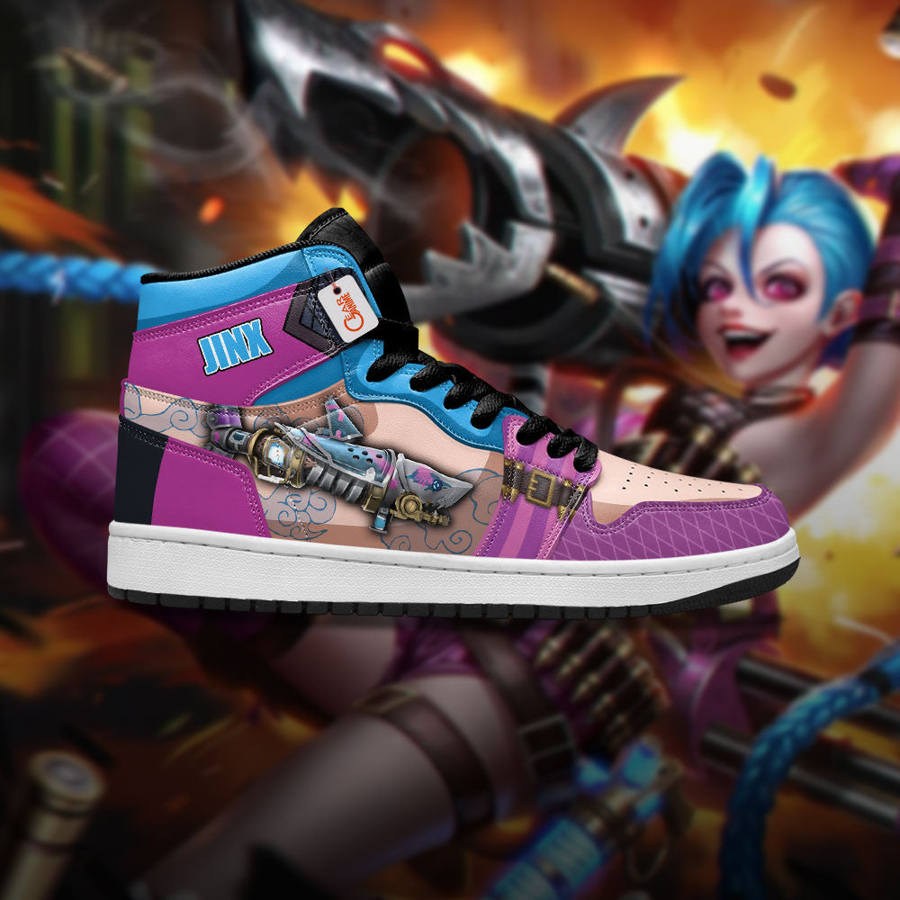 Jinx High-Top Sneakers Custom Loose Cannon Custom Name