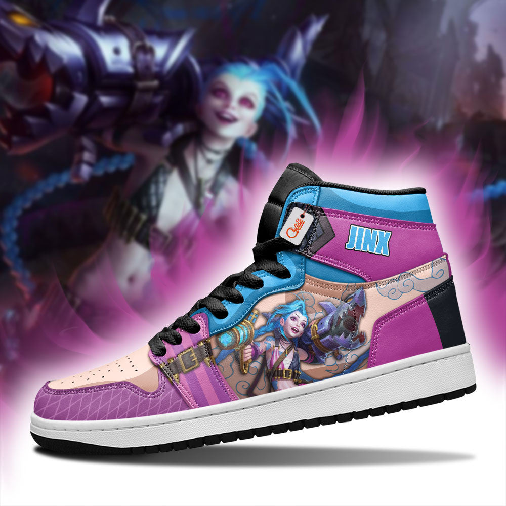 Jinx High-Top Sneakers Custom Loose Cannon Custom Name