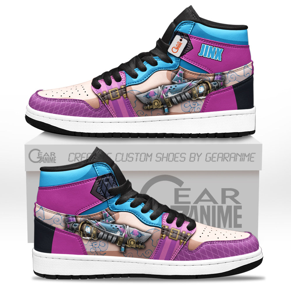 Jinx High-Top Sneakers Custom Loose Cannon Custom Name