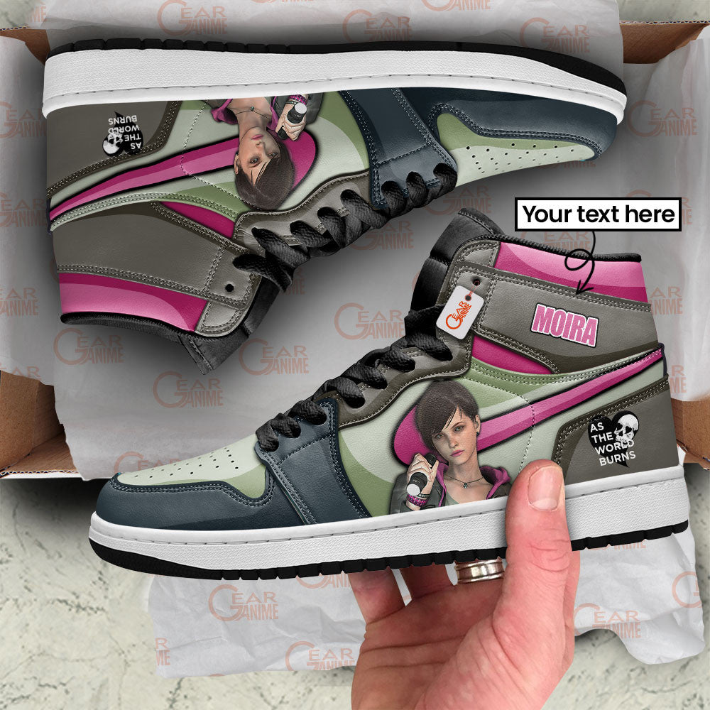 Moira Burton High-Top Sneakers Custom Games Collection Personalized