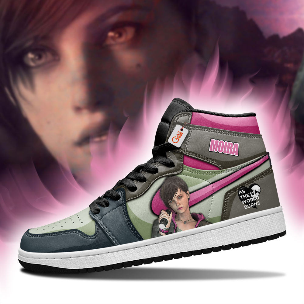 Moira Burton High-Top Sneakers Custom Games Collection Personalized