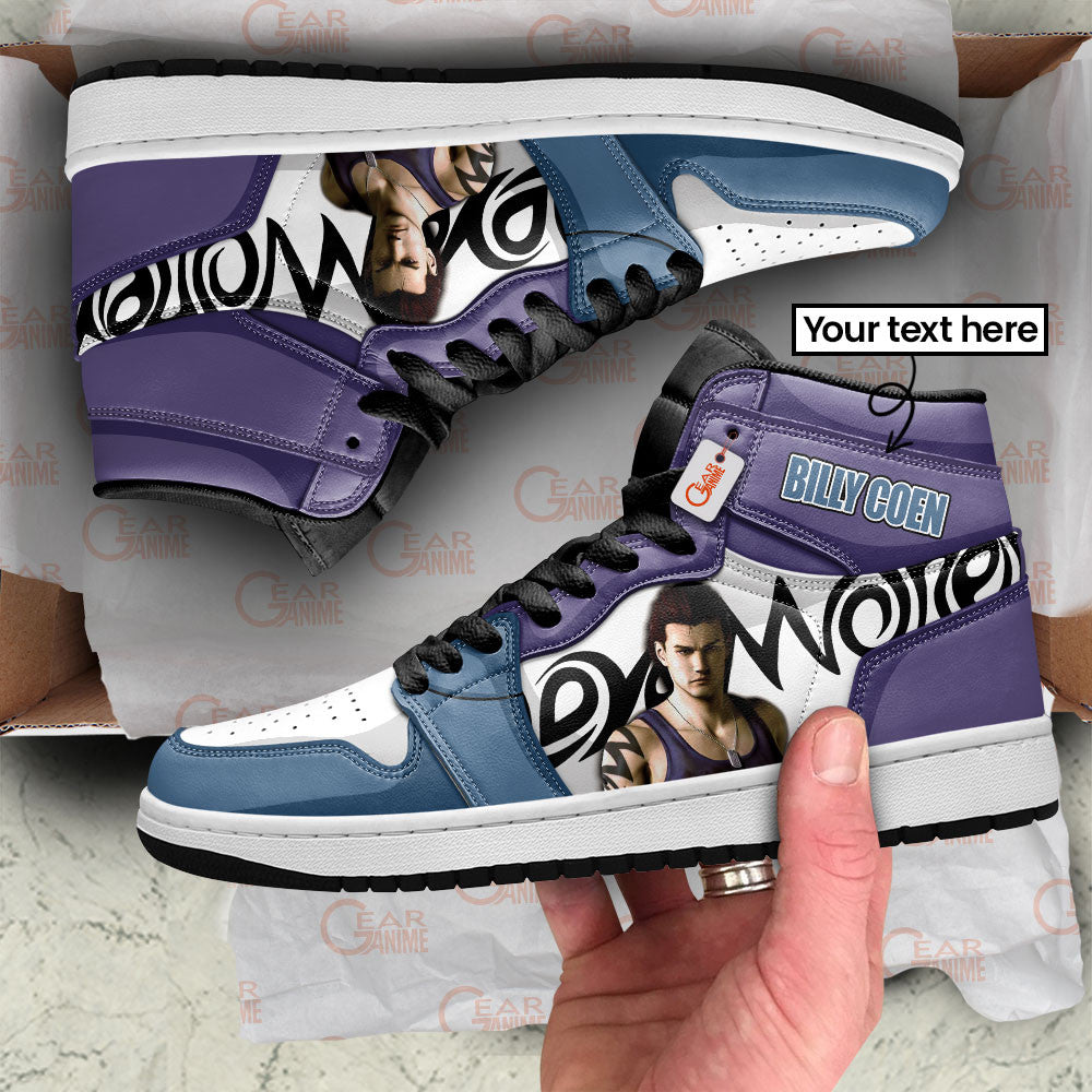 Billy Coen High-Top Sneakers Custom Games Collection Personalized
