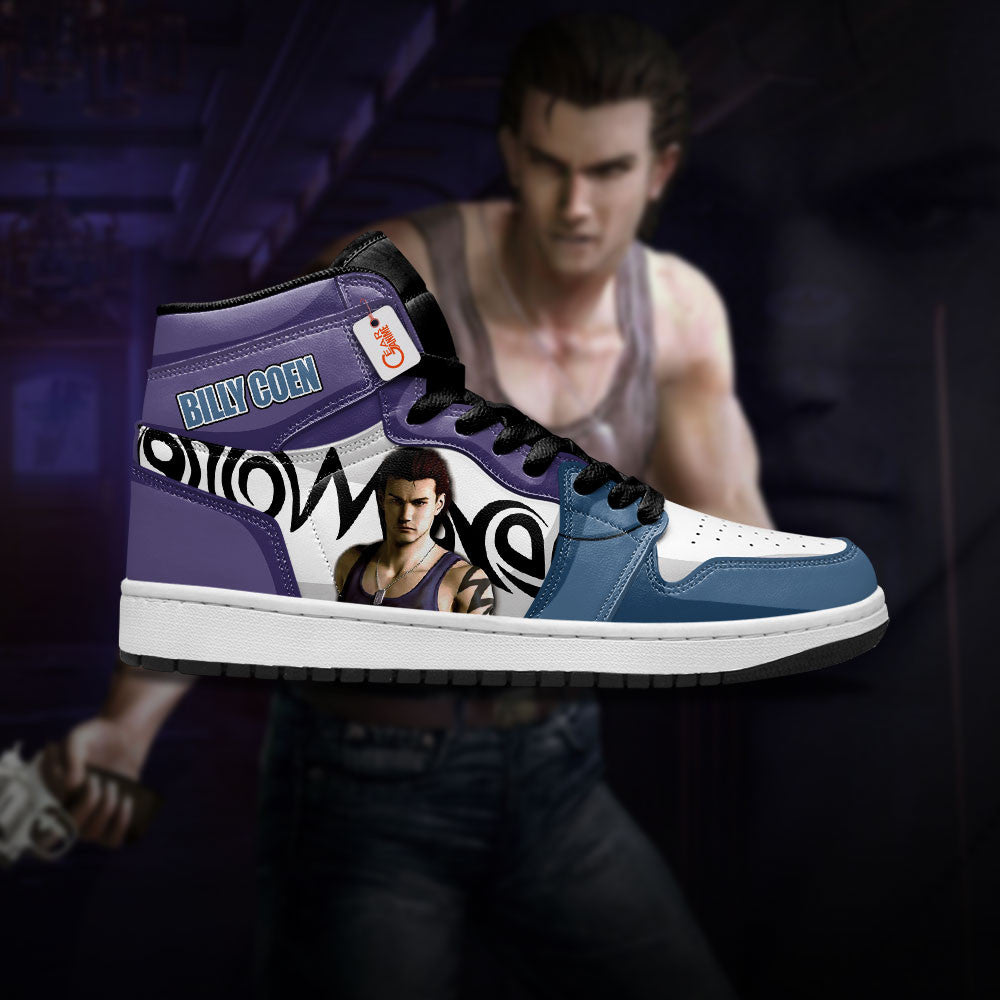 Billy Coen High-Top Sneakers Custom Games Collection Personalized
