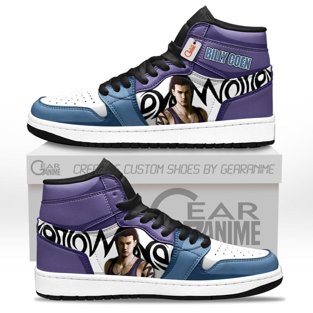 Billy Coen High-Top Sneakers Custom Games Collection Personalized