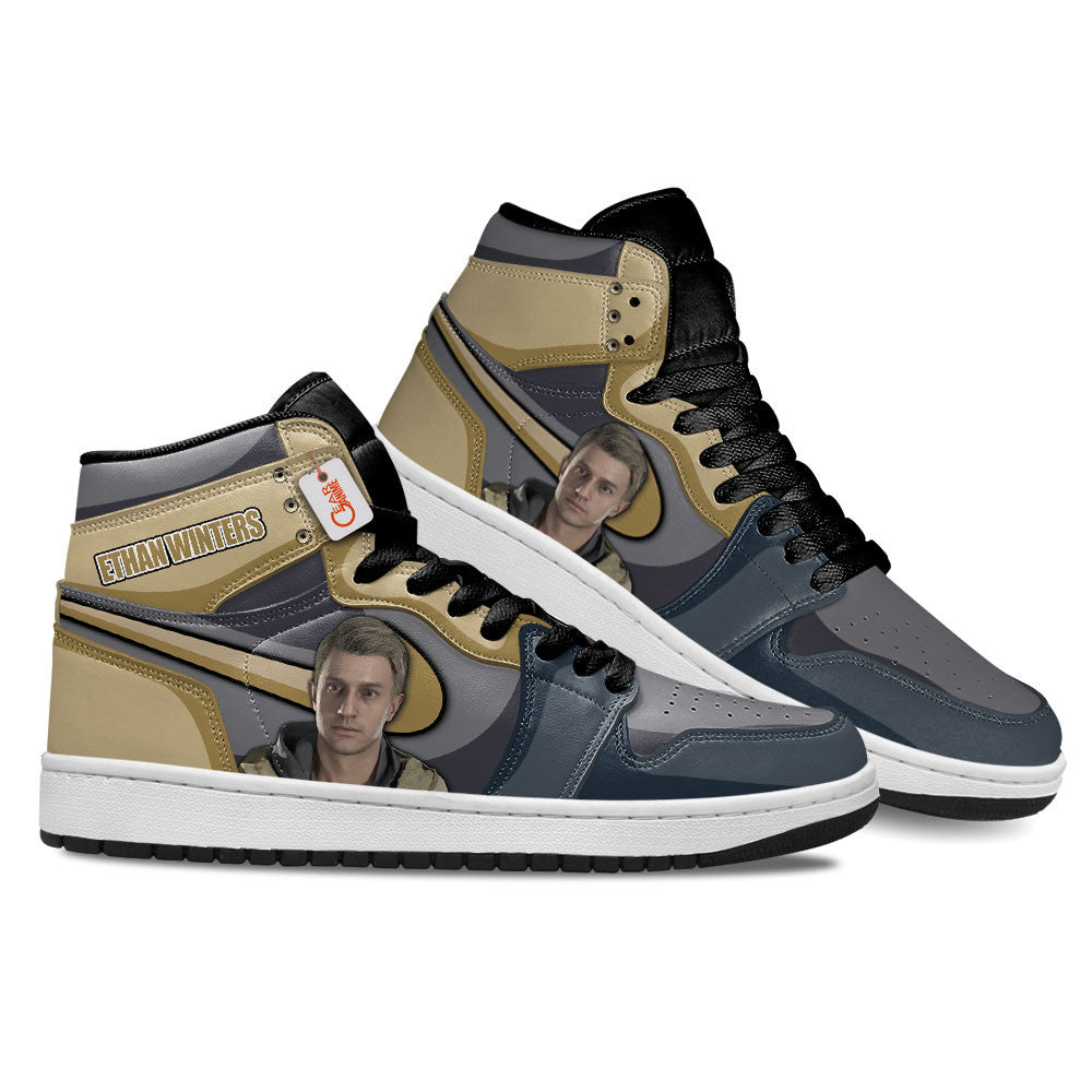 Ethan Winters High-Top Sneakers Custom Games Collection Personalized