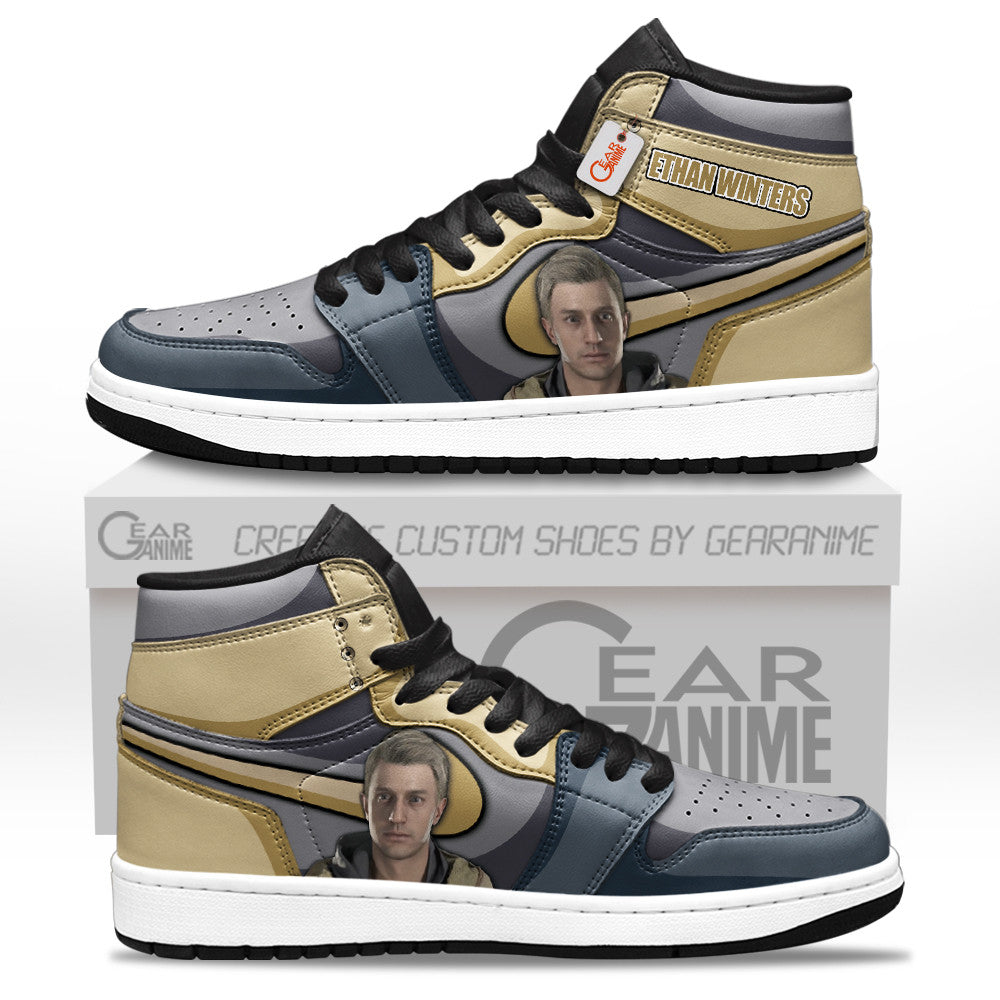 Ethan Winters High-Top Sneakers Custom Games Collection Personalized