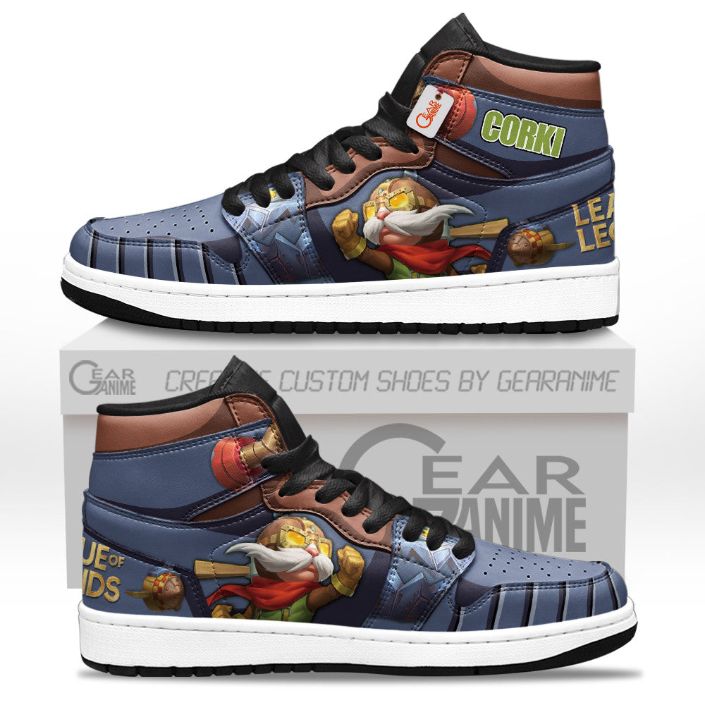 Corki High-Top Sneakers Custom LOL Custom Name
