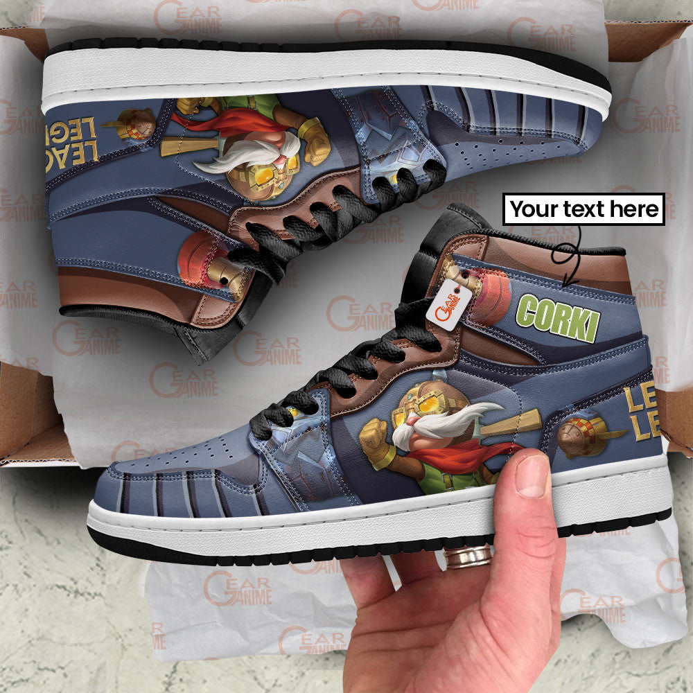 Corki High-Top Sneakers Custom LOL Custom Name