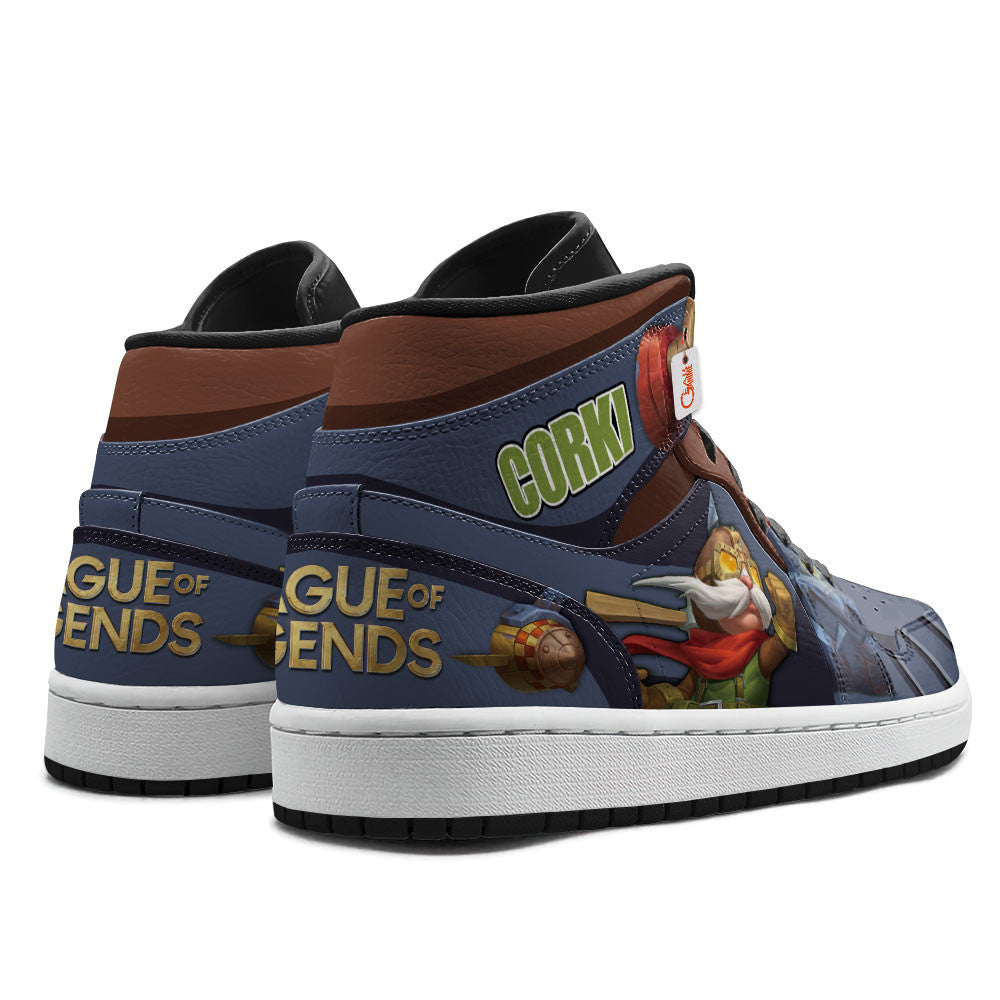 Corki High-Top Sneakers Custom LOL Custom Name