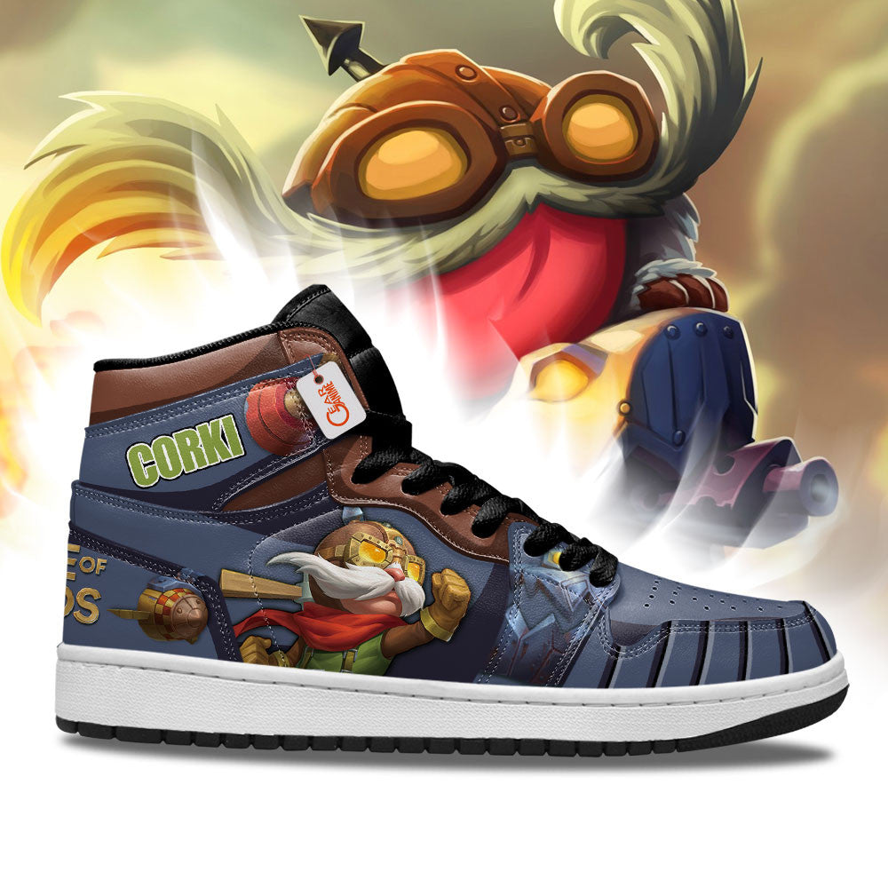 Corki High-Top Sneakers Custom LOL Custom Name