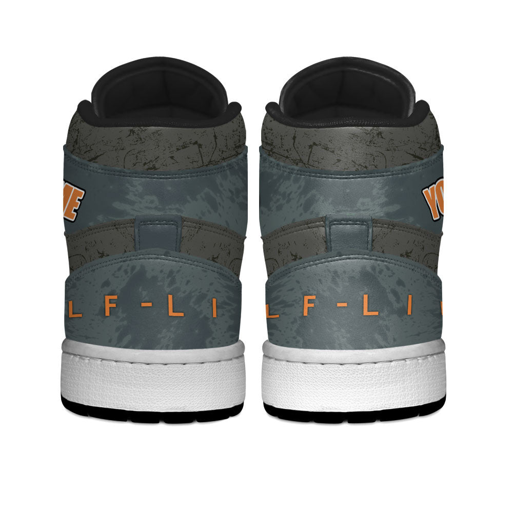 Half-Life High-Top Sneakers Custom Lambda Protocol Custom Name