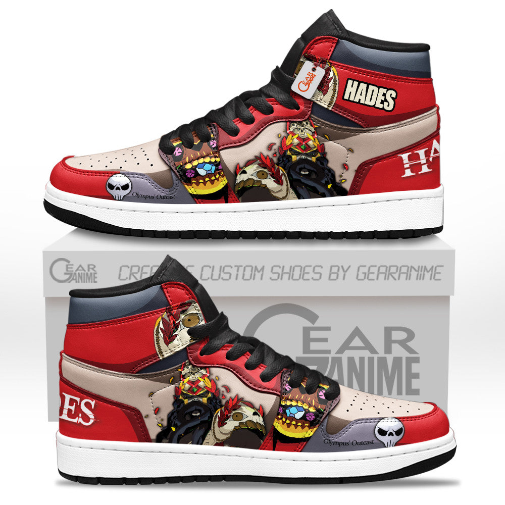 Hades Olympus' Outcast High-Top Sneakers Custom Games Hades Custom Name