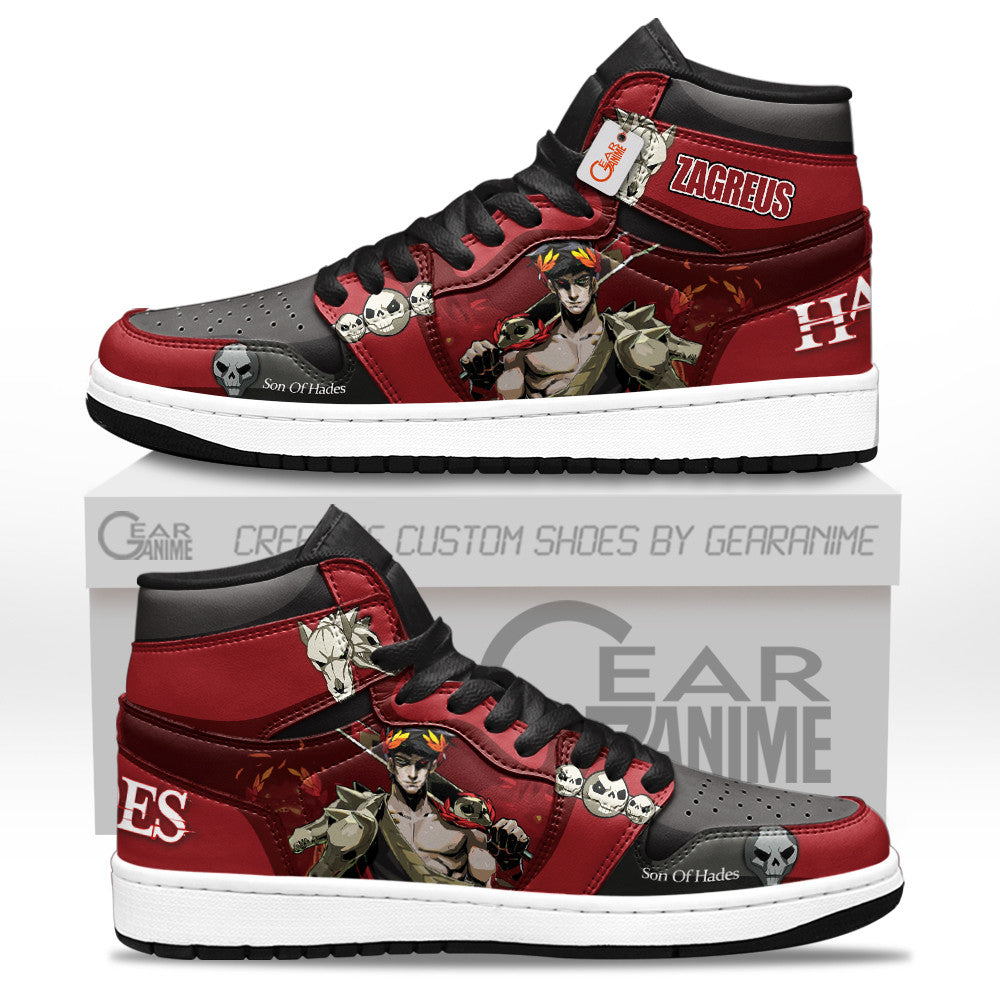 Zagreus Son Of Hades High-Top Sneakers Custom Games Hades Custom Name