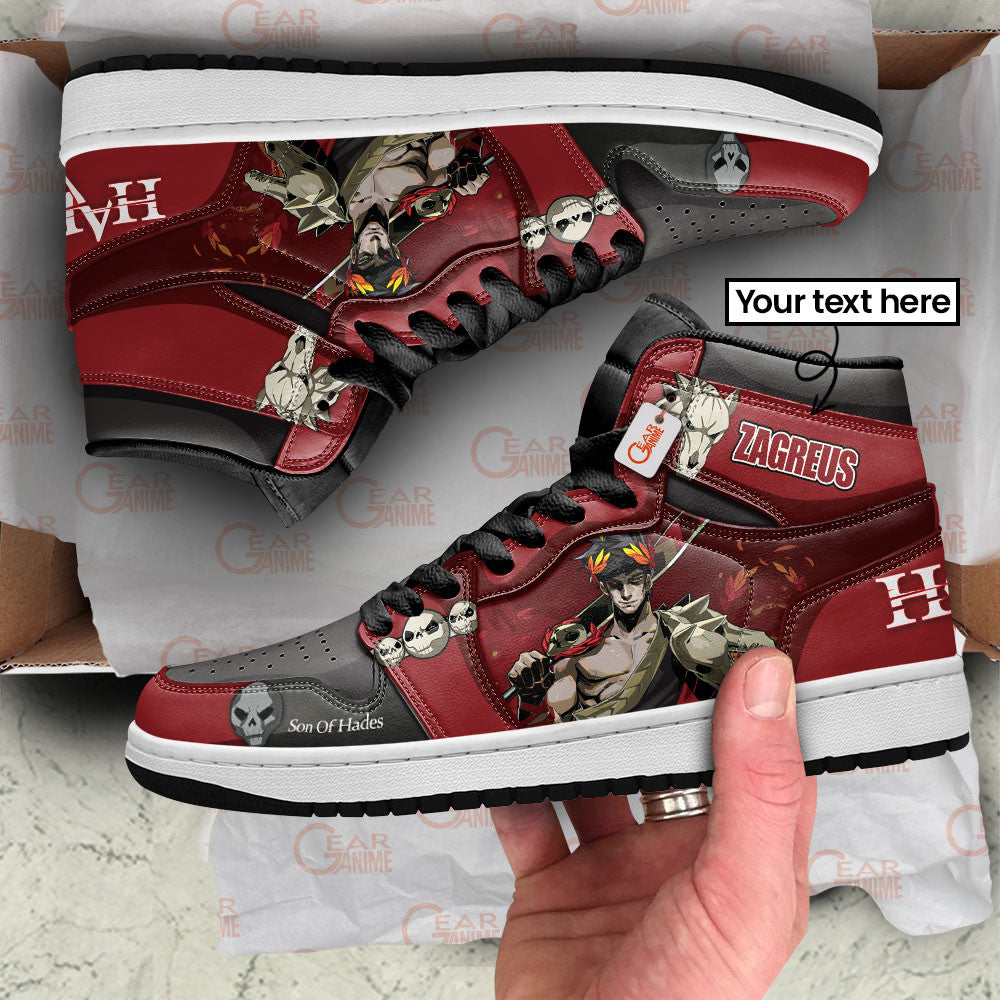Zagreus Son Of Hades High-Top Sneakers Custom Games Hades Custom Name