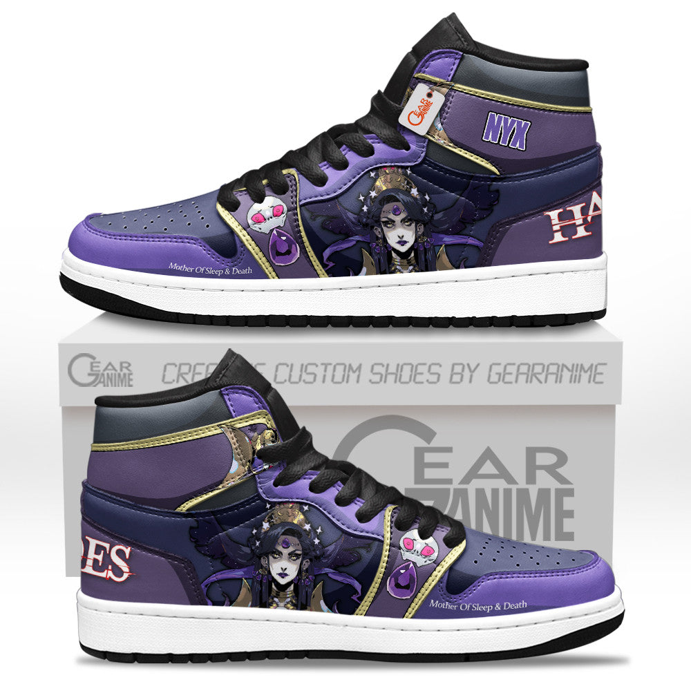 Nyx Mother Of Sleep & Death High-Top Sneakers Custom Games Hades Custom Name