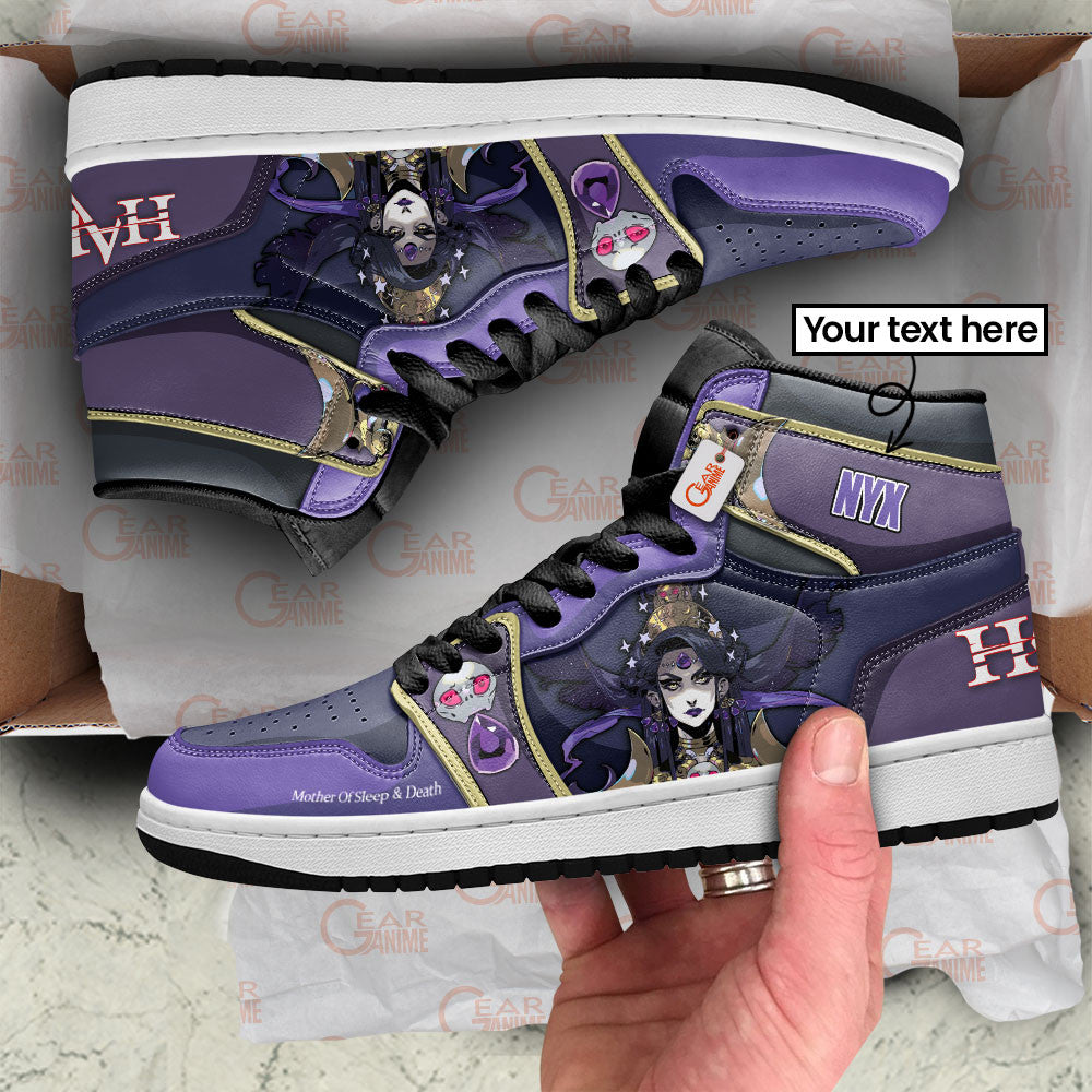 Nyx Mother Of Sleep & Death High-Top Sneakers Custom Games Hades Custom Name