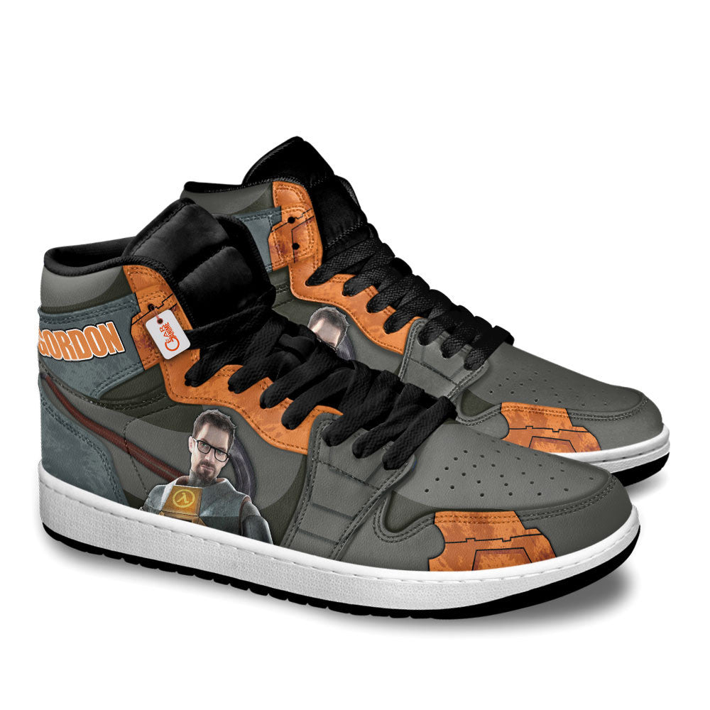 Gordon Freeman High-Top Sneakers Custom Games Collection Personalized