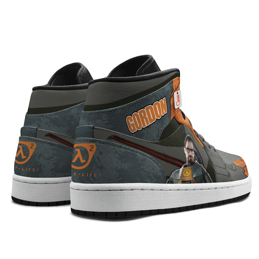 Gordon Freeman High-Top Sneakers Custom Games Collection Personalized