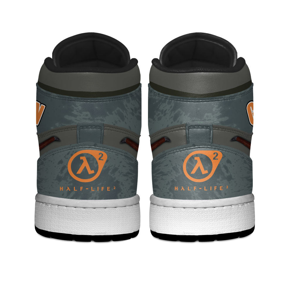 Gordon Freeman High-Top Sneakers Custom Games Collection Personalized