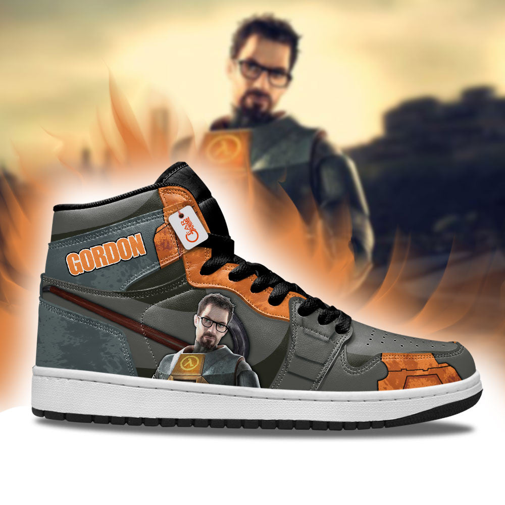 Gordon Freeman High-Top Sneakers Custom Games Collection Personalized
