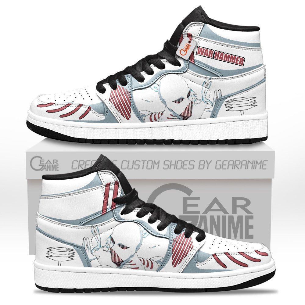 War Hammer Titan Custom High-Top Sneakers Name Personalized