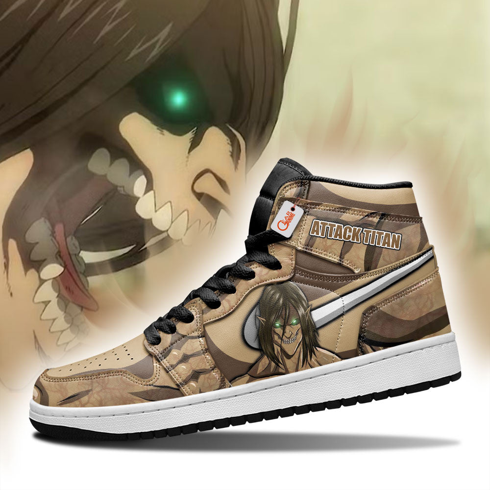 Attack Titan Custom High-Top Sneakers Name Personalized
