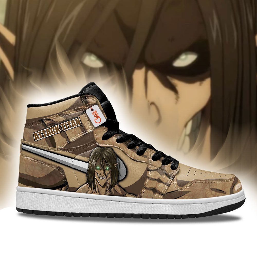 Attack Titan Custom High-Top Sneakers Name Personalized