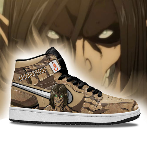 Attack Titan Custom High-Top Sneakers Name Personalized