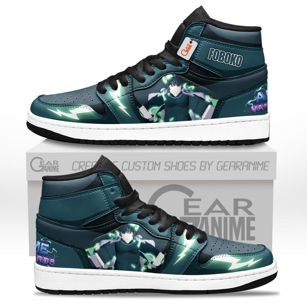 Foboko Hellish High-Top Sneakers Custom Game Anime Vanguards Custom Name