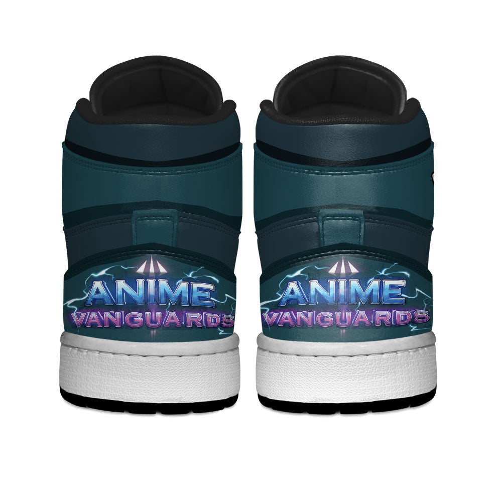 Foboko Hellish High-Top Sneakers Custom Game Anime Vanguards Custom Name