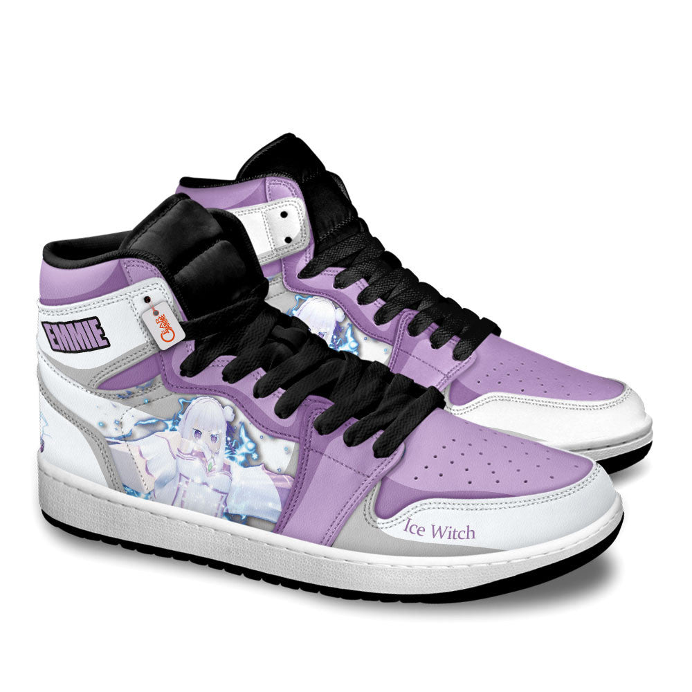Emmie Ice Witch High-Top Sneakers Custom Game Anime Vanguards Custom Name