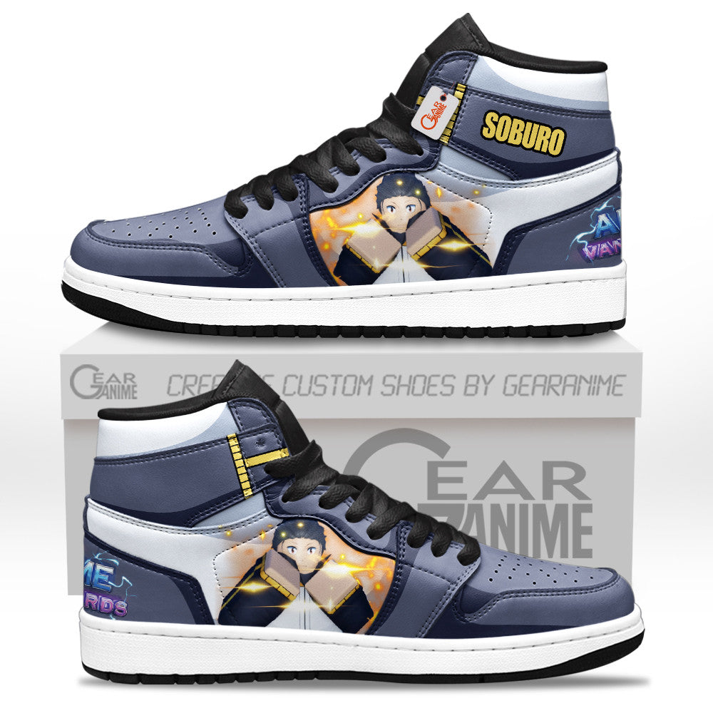 Soburo High-Top Sneakers Custom Game Anime Vanguards Custom Name