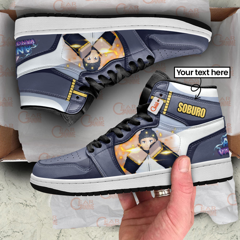 Soburo High-Top Sneakers Custom Game Anime Vanguards Custom Name