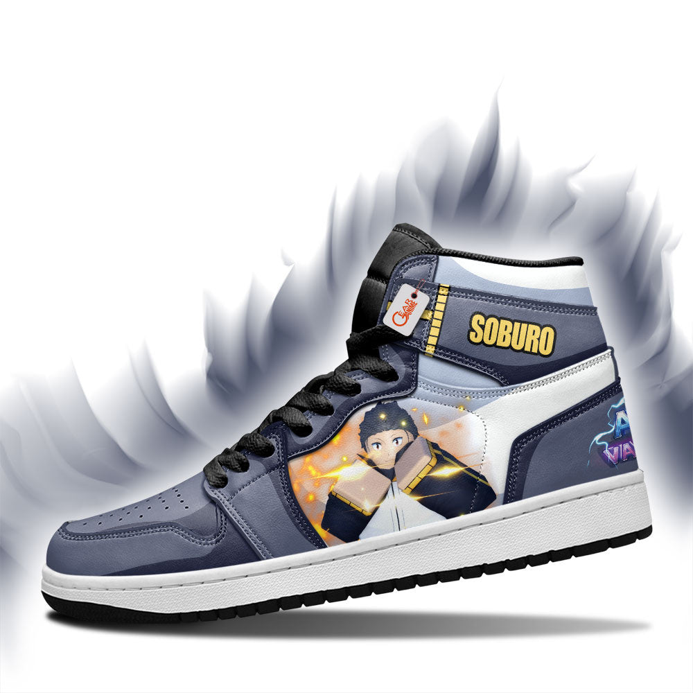 Soburo High-Top Sneakers Custom Game Anime Vanguards Custom Name
