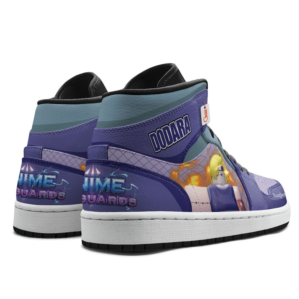 Dodara Explosive High-Top Sneakers Custom Game Anime Vanguards Custom Name