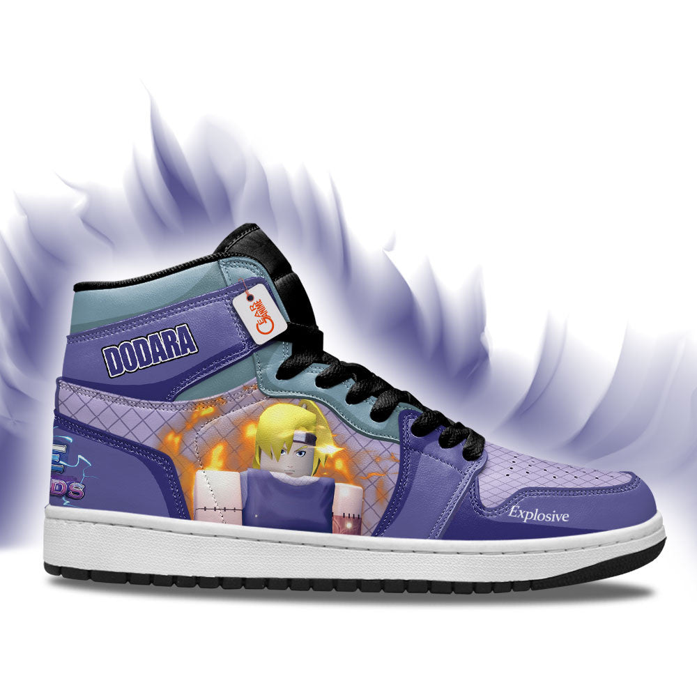Dodara Explosive High-Top Sneakers Custom Game Anime Vanguards Custom Name