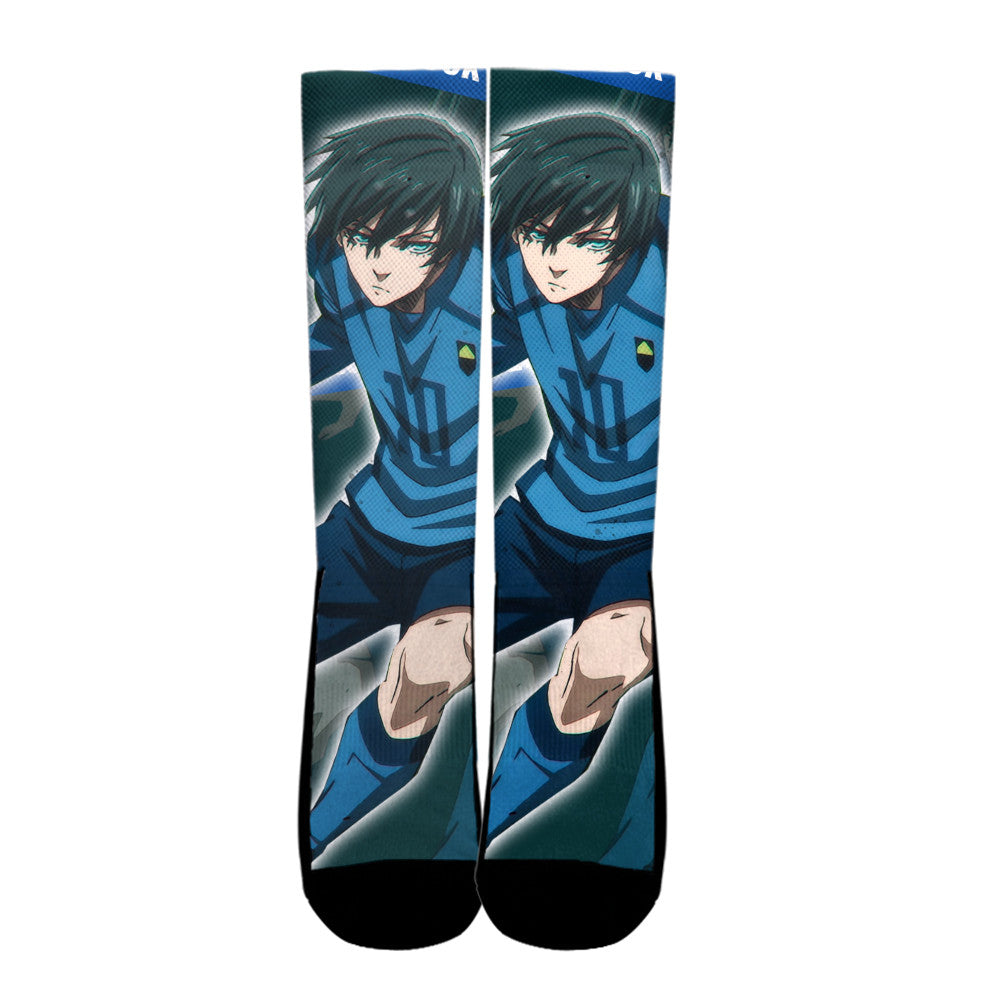 Blue Lock Rin Itoshi Socks - FREE with shoes order