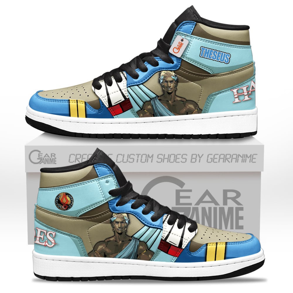 Theseus King Of Crete High-Top Sneakers Custom Games Hades Custom Name