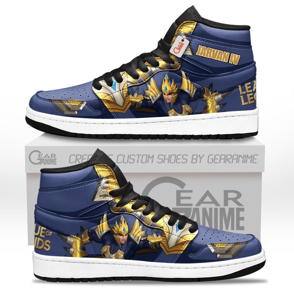 Jarvan IV High-Top Sneakers Custom LOL Custom Name