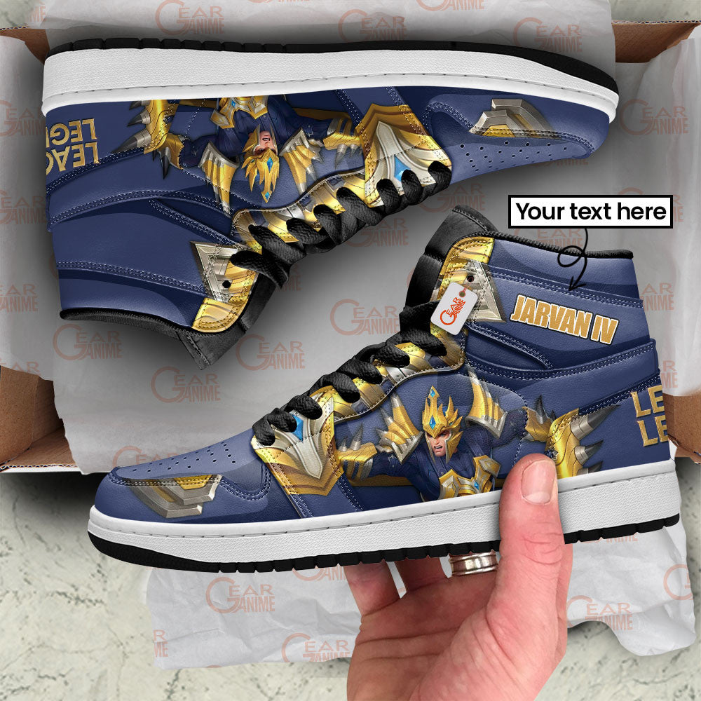 Jarvan IV High-Top Sneakers Custom LOL Custom Name
