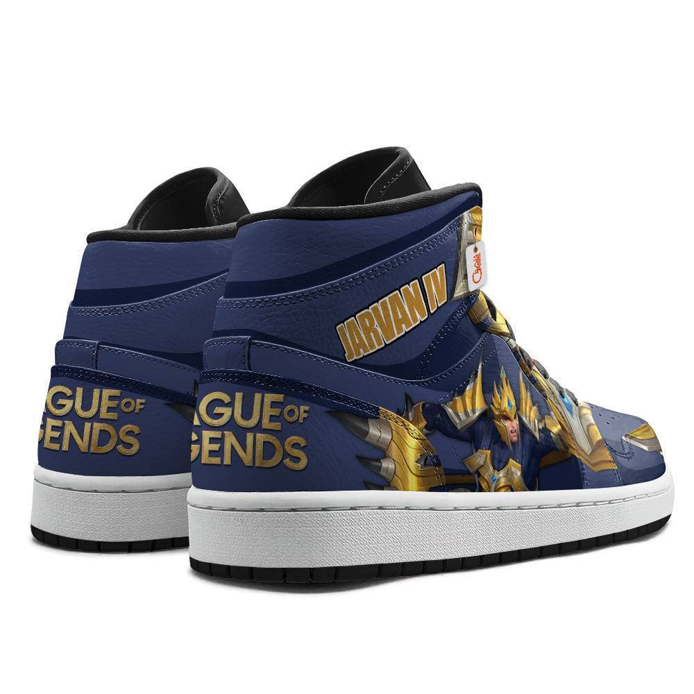 Jarvan IV High-Top Sneakers Custom LOL Custom Name