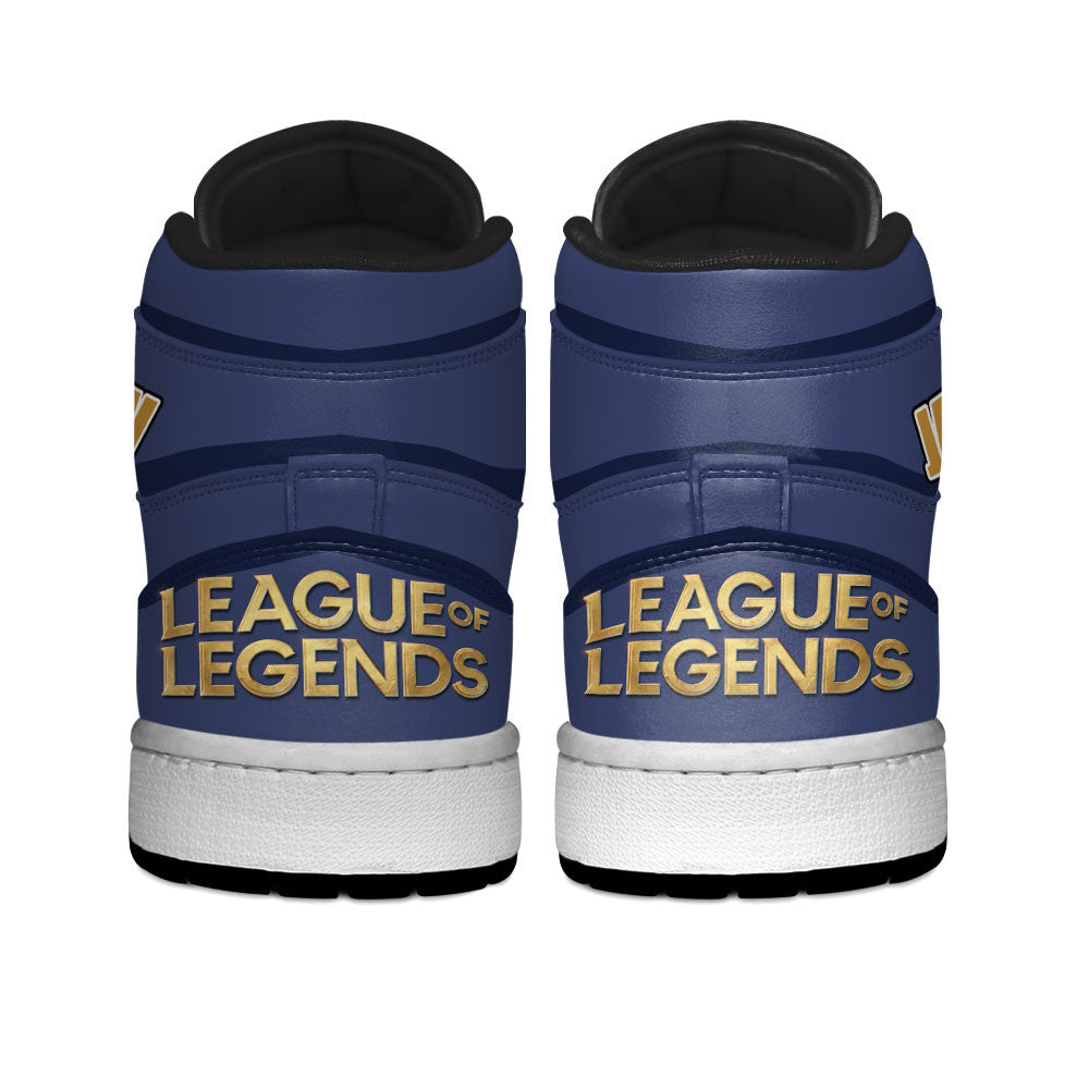 Jarvan IV High-Top Sneakers Custom LOL Custom Name
