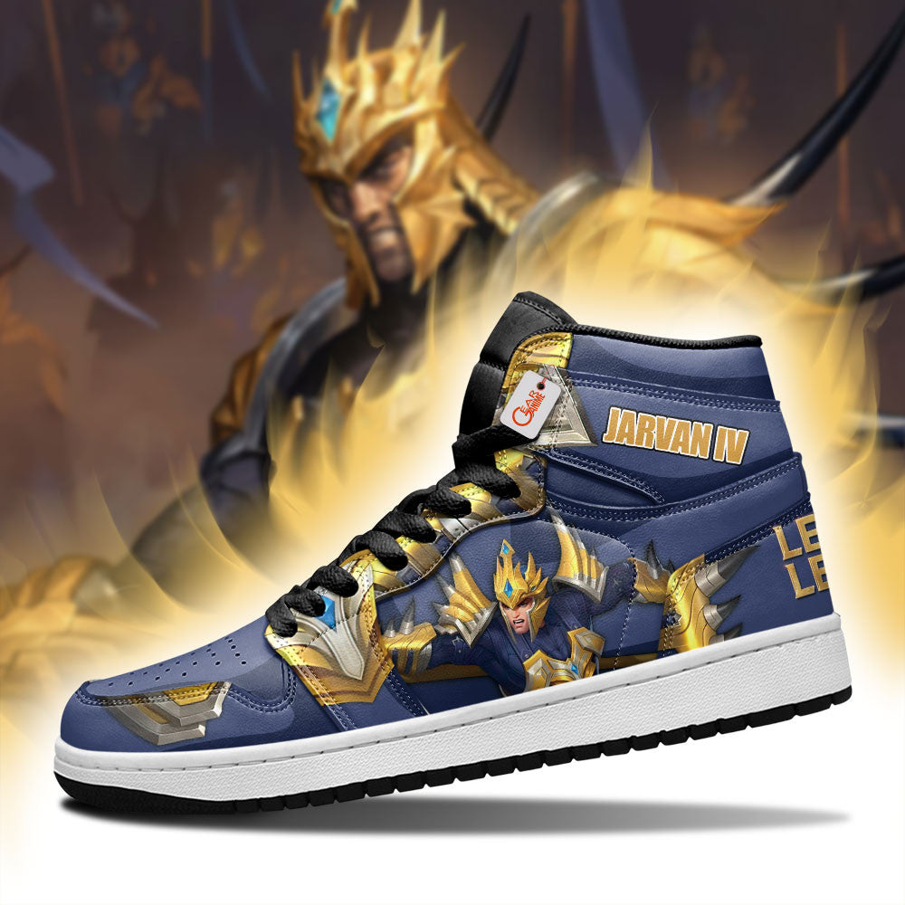 Jarvan IV High-Top Sneakers Custom LOL Custom Name