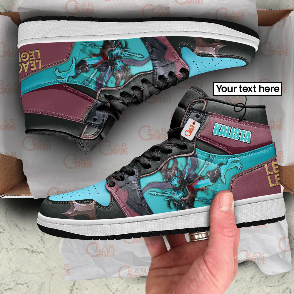 Kalista High-Top Sneakers Custom LOL Custom Name