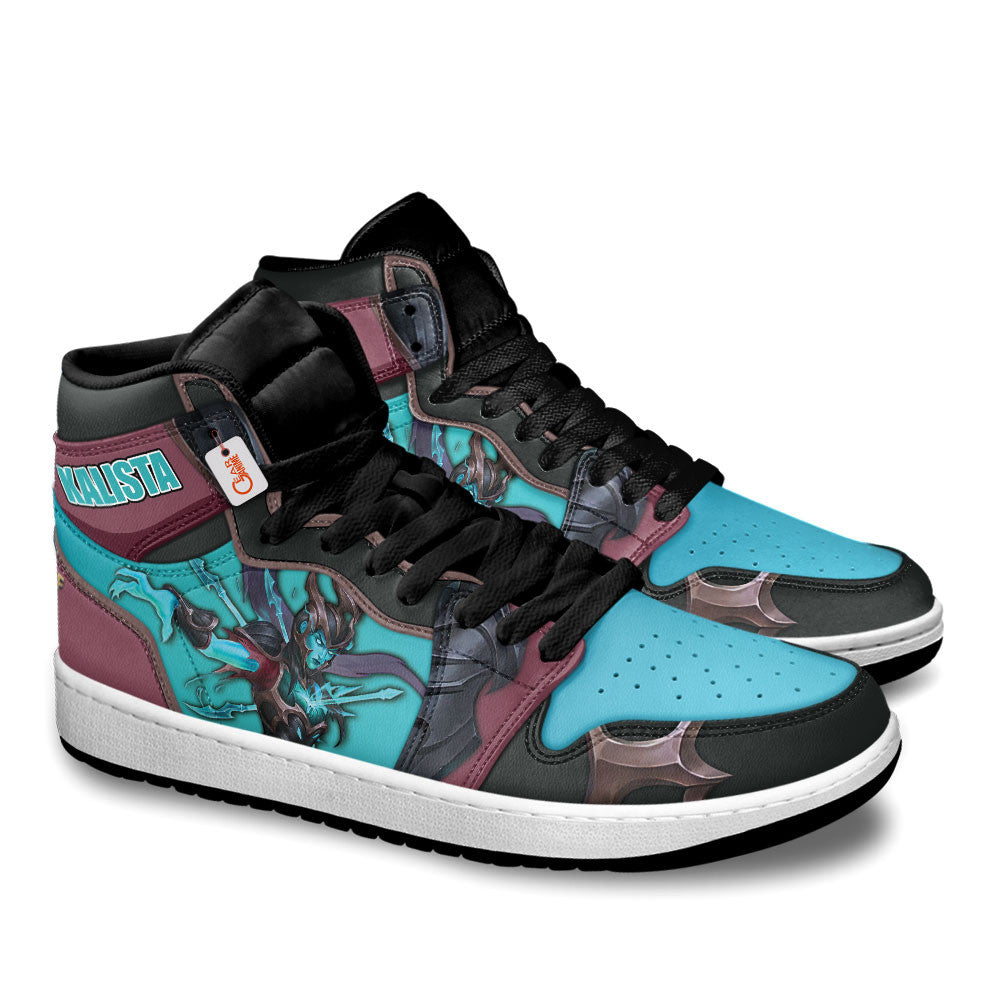 Kalista High-Top Sneakers Custom LOL Custom Name